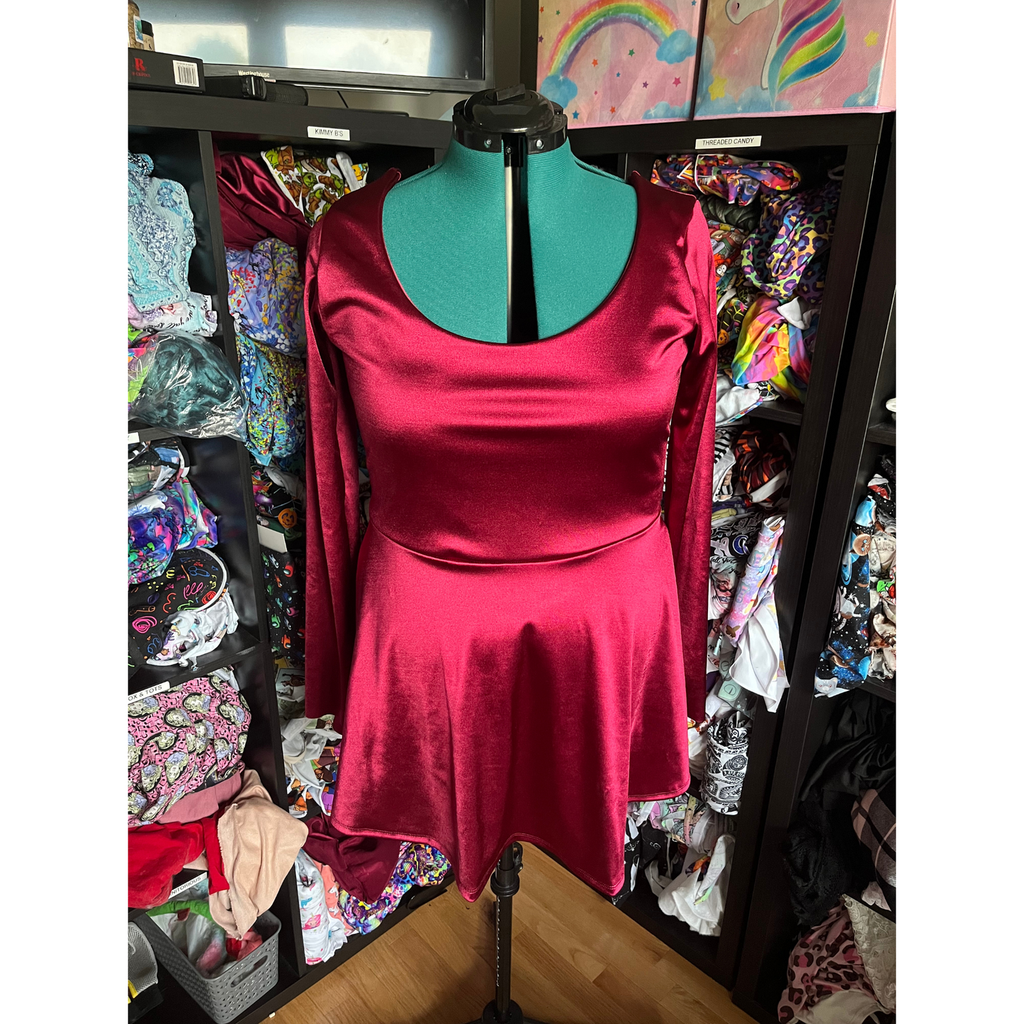 the rose dress. long sleeve mini dress with a-line skirt. casstastrophe. shop casstastrophe. casstastropheshop.com.