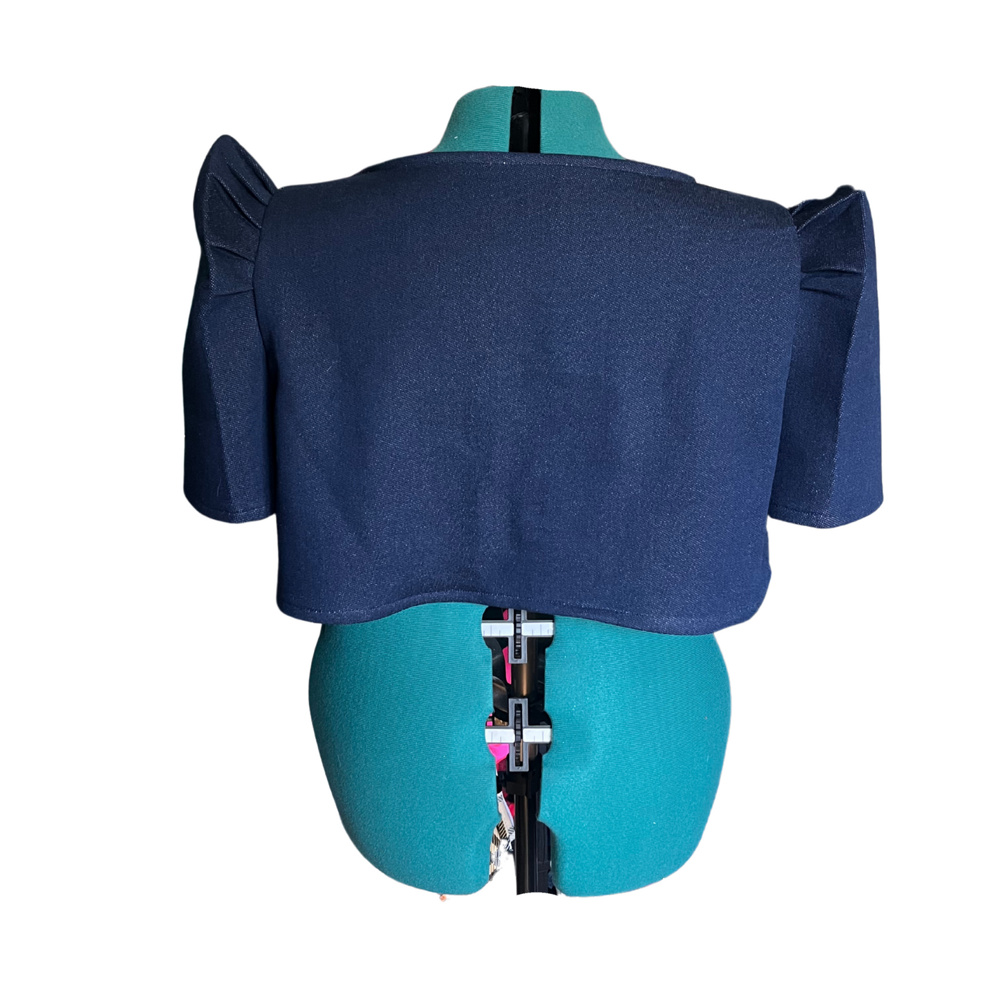 The Tia Bolero, short sleeve denim bolero with Filipiniana sleeves, Casstastrophe, Shop Casstastrophe, casstastropheshop.com