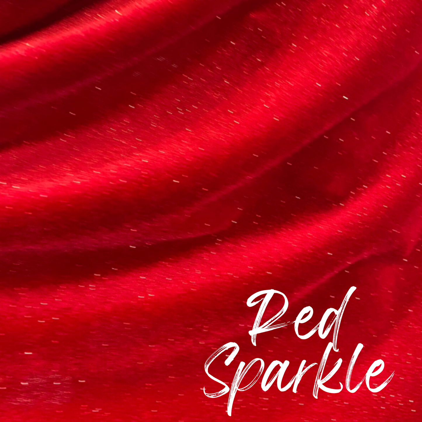 red sparkle fabric