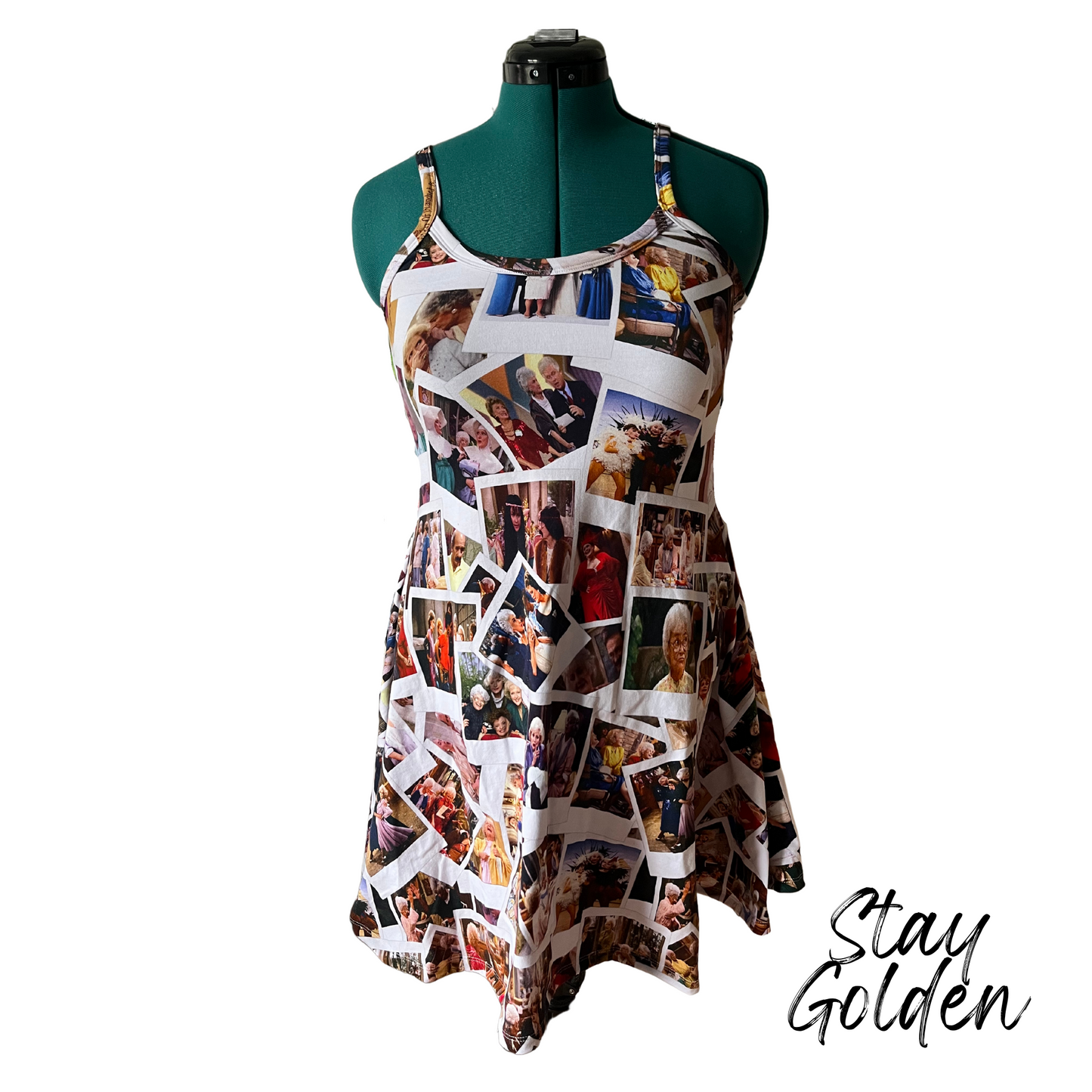 The Malibu Dress - Stay Golden Print - Ready to Ship