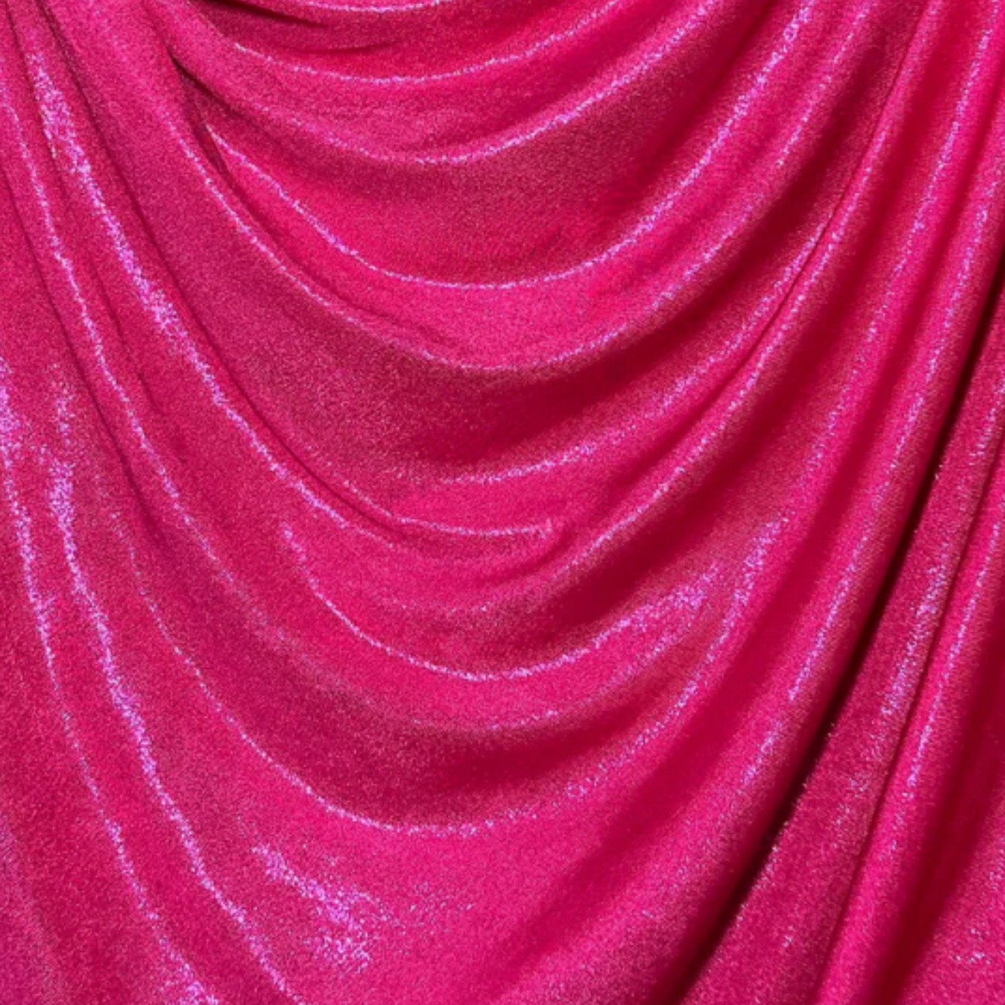 hot pink iridescent foiled jersey