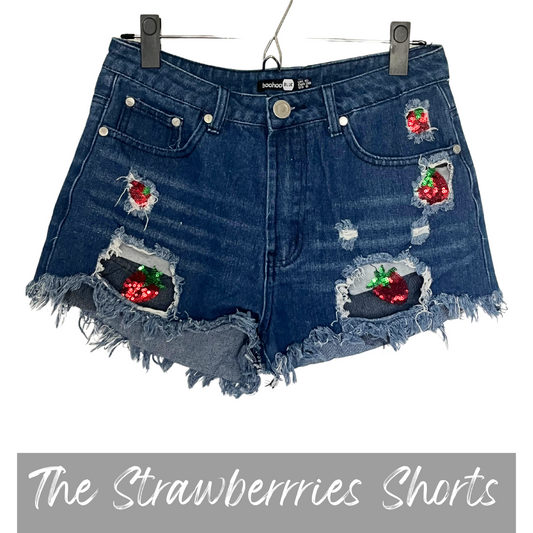 The Strawberry Shorts - Size 6, Ready to Ship