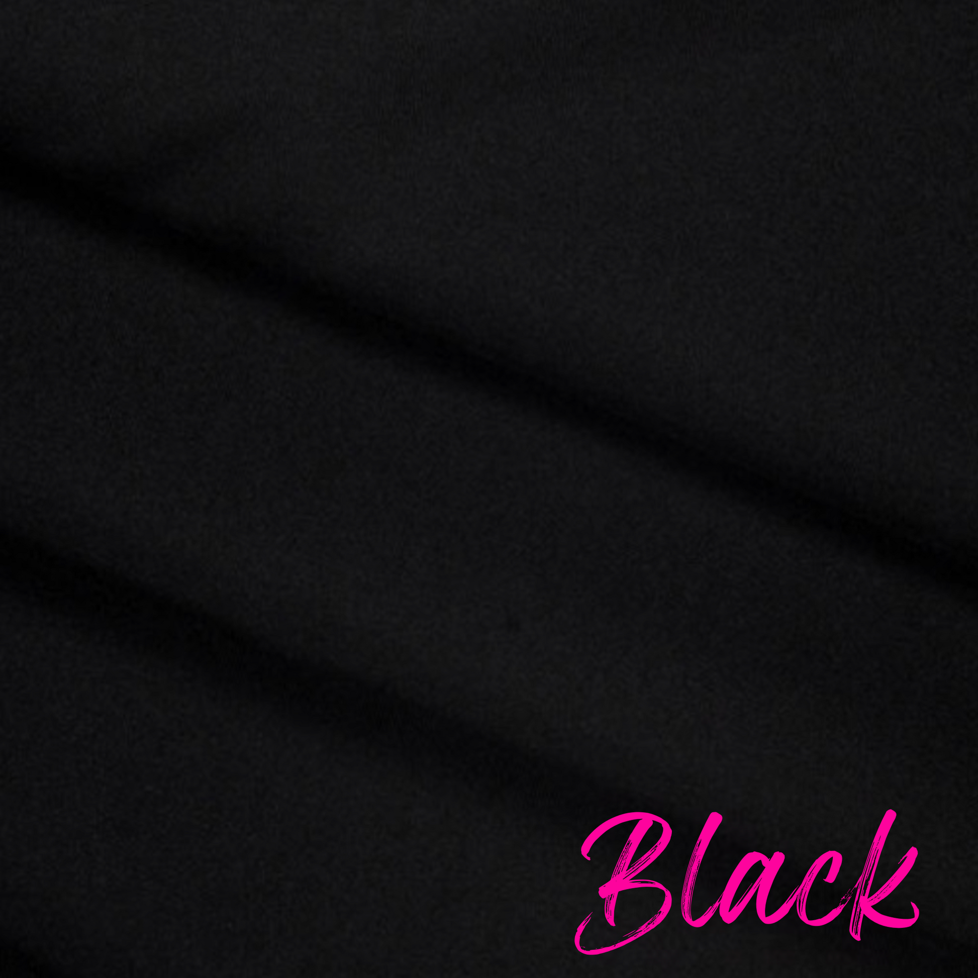 black fabric