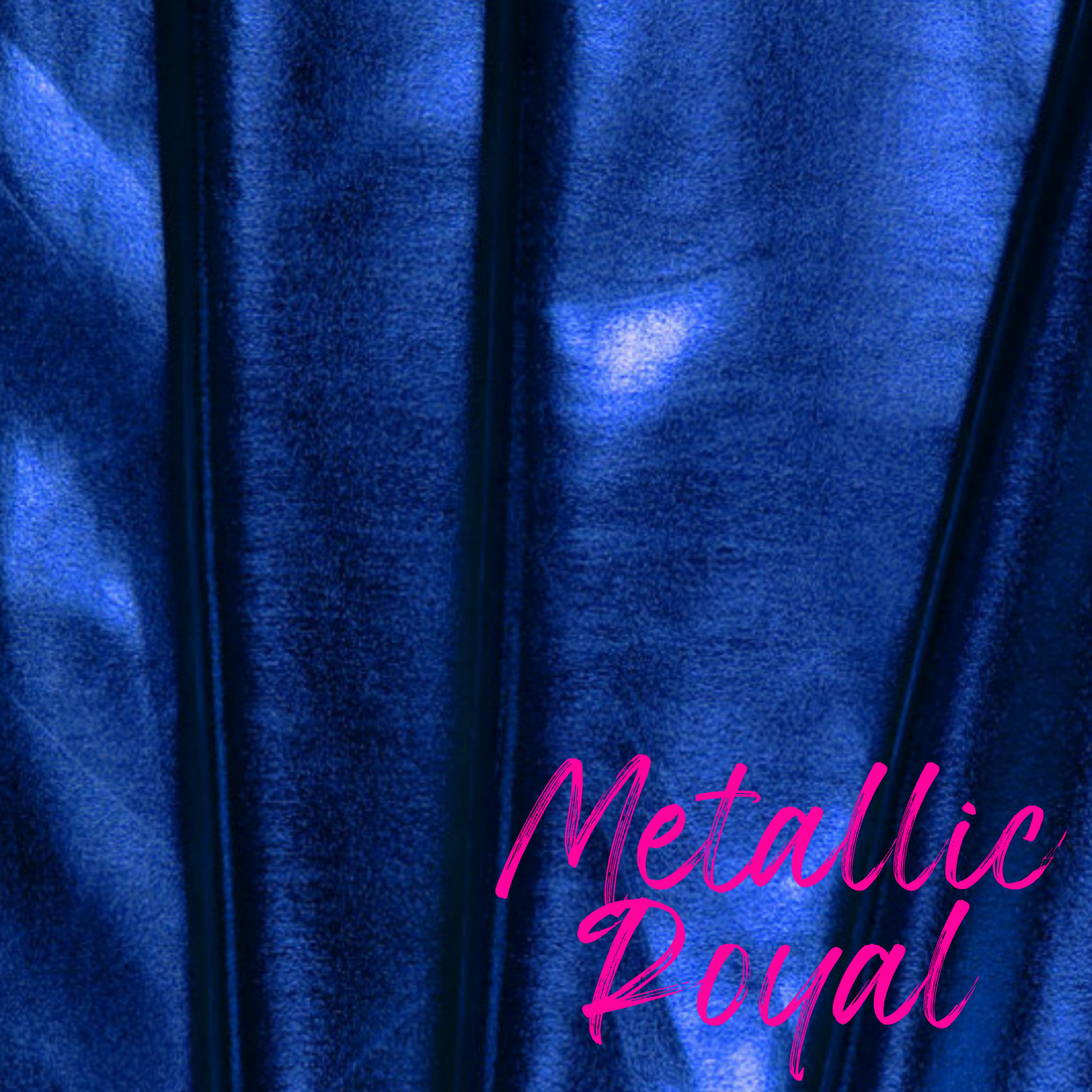 metallic royal fabric