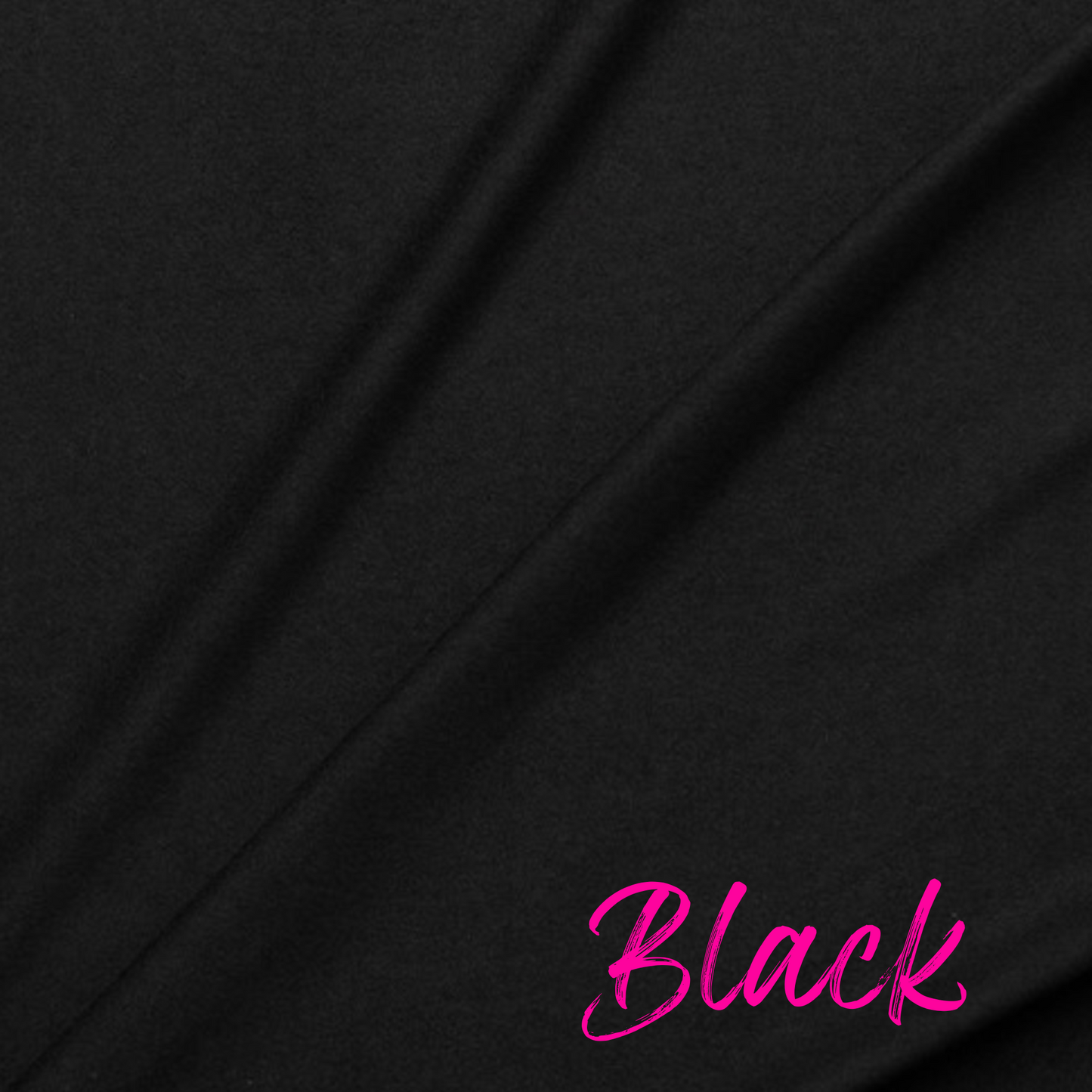 black fabric