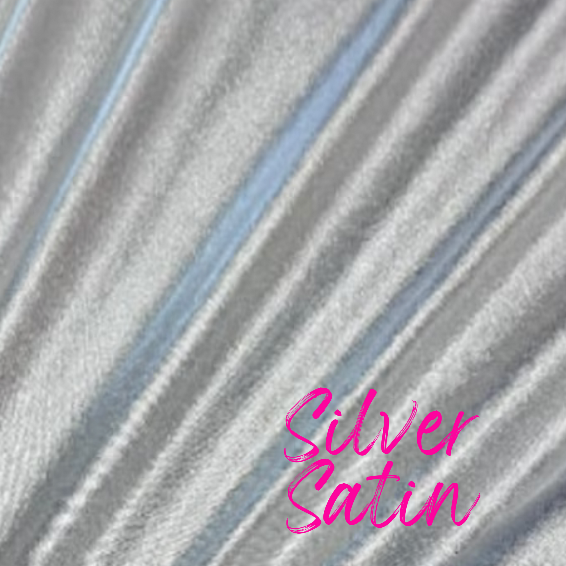 silver satin fabric