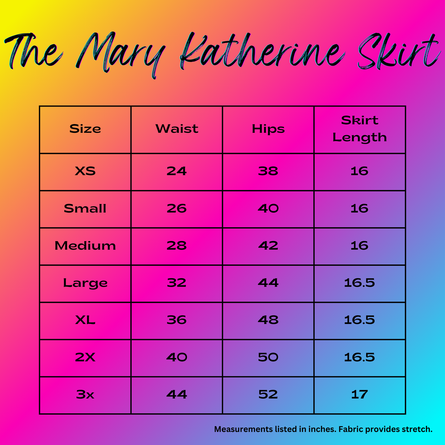 The Mary Katherine Skirt